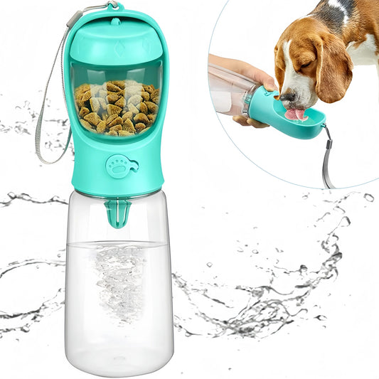 2-in-1 Pet Hydration Snack Travel Bottle™